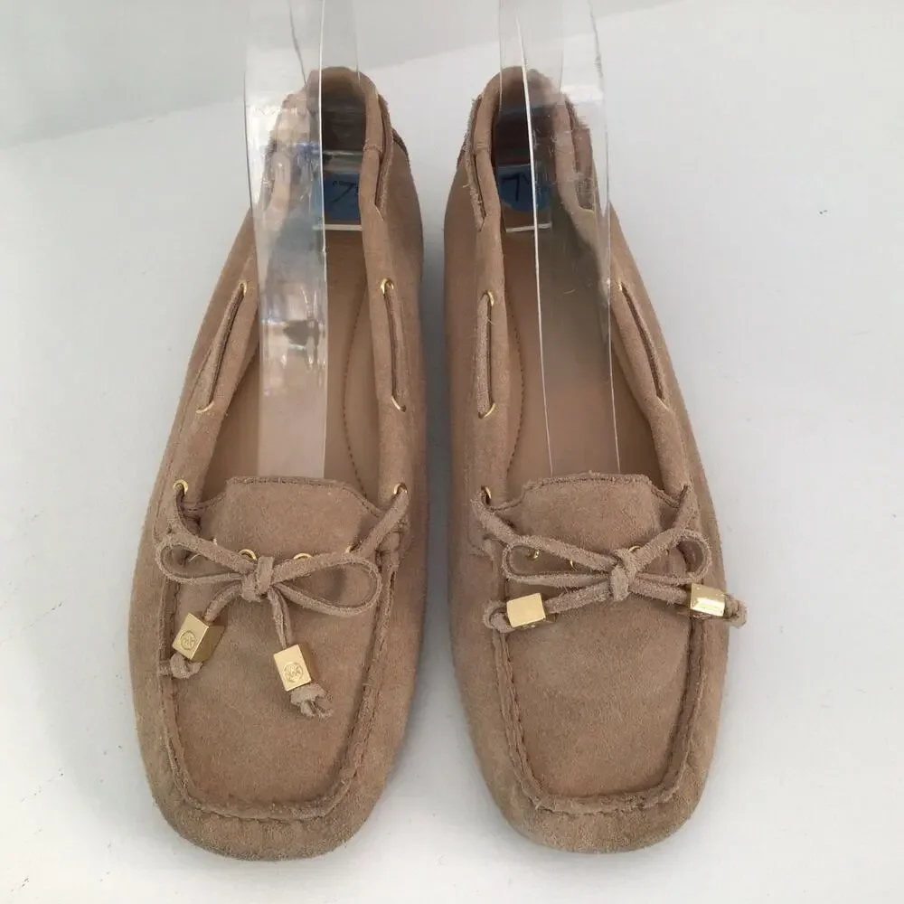 Michael Kors Tan Suede Loafers Sz 7.5